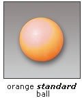 Piłeczka Garlando 33,1mm/17g - kolor pomarańczowy