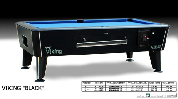 Stół bilardowy Viking Black