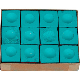 Kreda bilardowa Triangle zielona 12 szt.