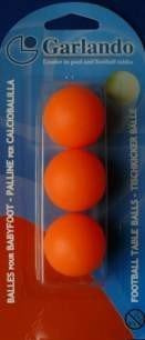 Piłeczka Garlando Orange - blister 3 szt.