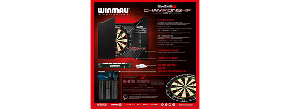 Winmau Blade 6 Championship - profesionalny zestaw do gry