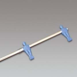 Drążek pojedynczy, teleskopowy, w kolorze niebieskim