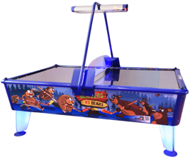 Air hockey Beavers vs Bears