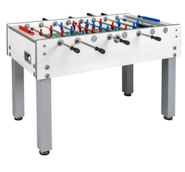 Piłkarzyki Garlando G-500 White z teleskopowymi drążkami