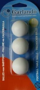 Piłeczka Garlando white - blister 3 szt.