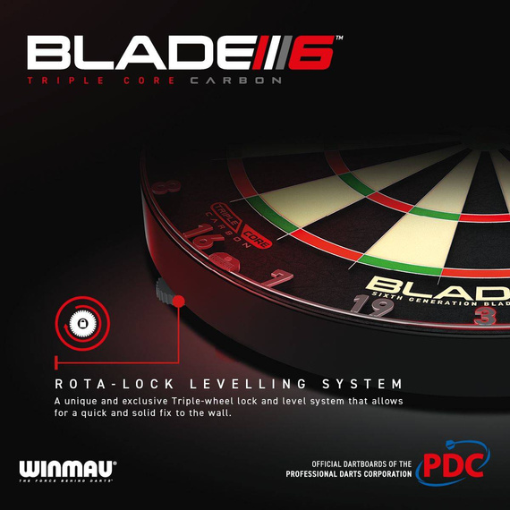 Dart - Tarcza Winmau Blade 6 Triple Core na ostre rzutki
