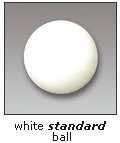 Piłeczka Garlando 33,1mm/17g - kolor biały