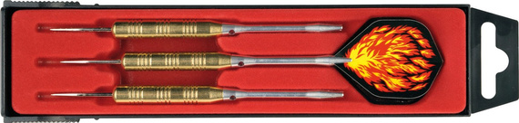 Rzutki Steel Dart Eco-Star ST-1 z ostrym grotem, waga 18 g.